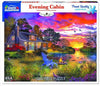 Evening Cabin 1000 Piece Jigsaw Puzzle by White Mountain Puzzle